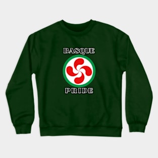 Basque Pride - Lauburu The Basque Cross Crewneck Sweatshirt